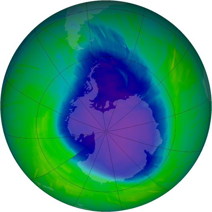 Ozone Map 2010-10-20